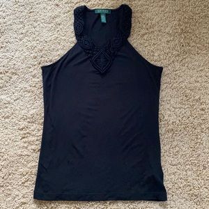 Halter neckline shirt by Ralph Lauren